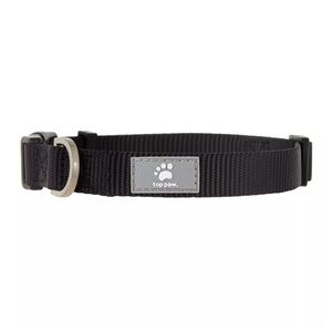 Top Paw Signature Dog Collar in Black: Size Extra Small (8”-12”)
